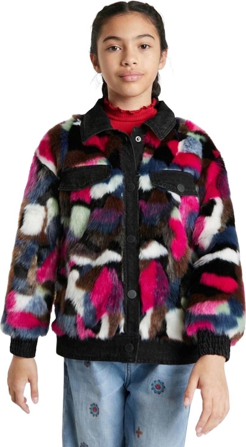 Desigual Amur Mädchen Jacke Kunstpelz 98