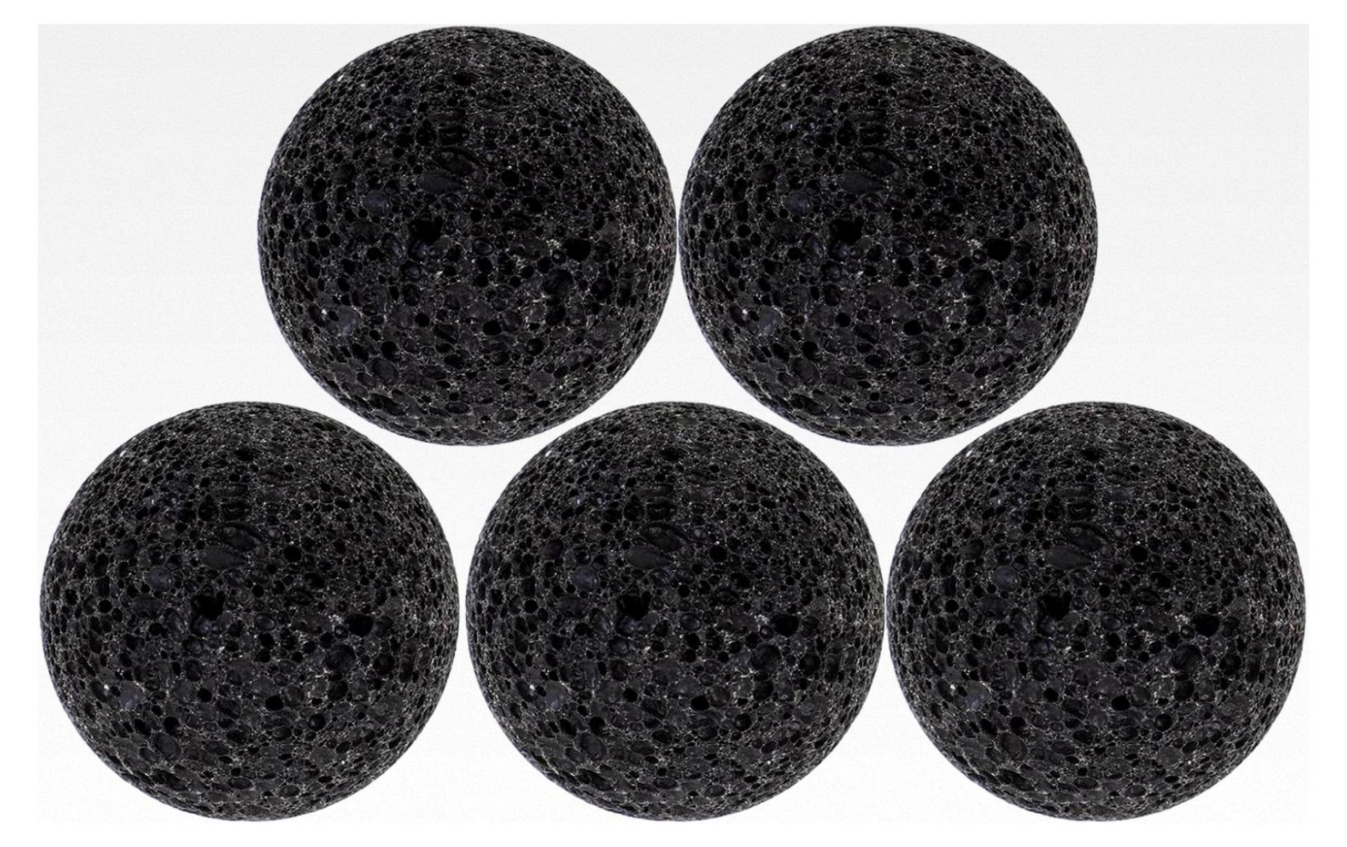 Markenlos 5 Stück Vulkanstein Saunasteine für Dampfbäder und Saunaöfen