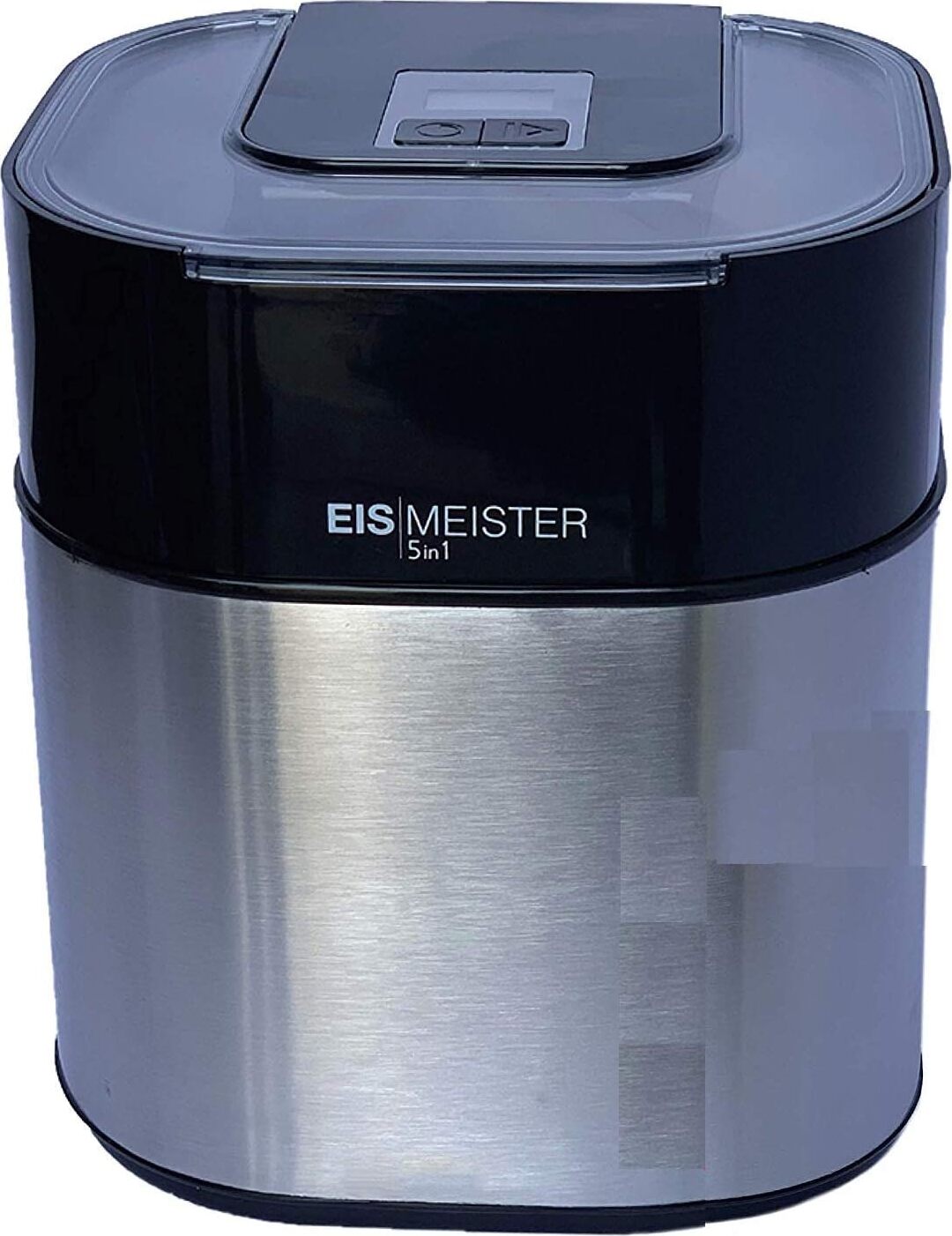 JUNG EISMEISTER Eismaschine - für 4 Personen, 1,5 L Fassung, Eiscreme selber machen,5in1 Machine - Speiseeismaschine Speiseeisbereiter, Frozen Joghurt, Softeis