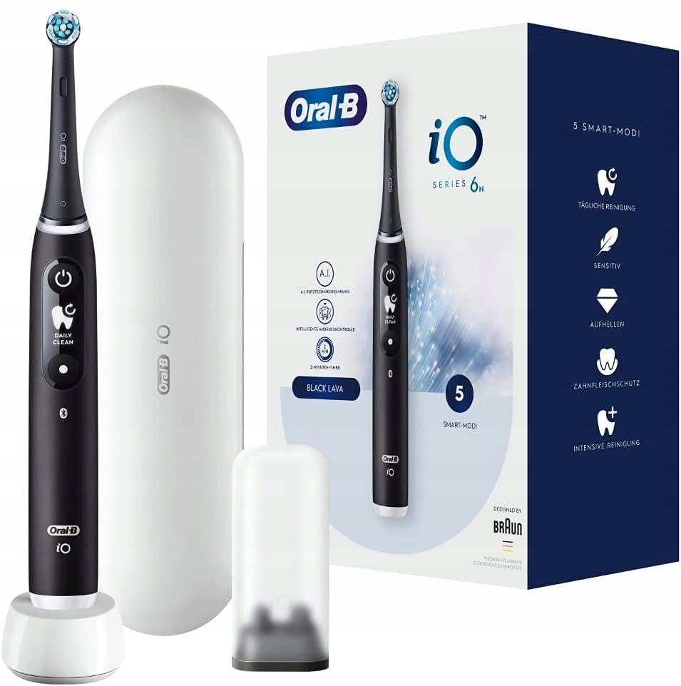 Oral-B iO Series 6 + cestovné puzdro čierna láva
