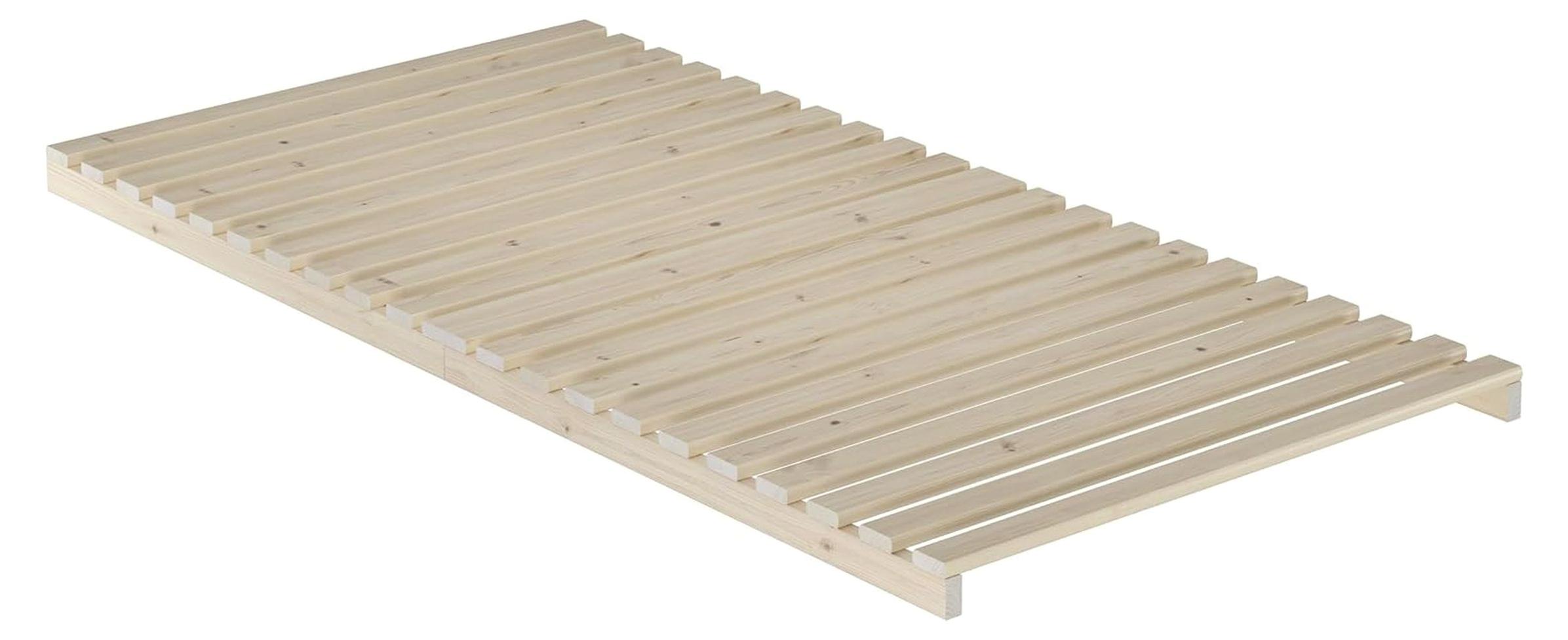 Markenlos Stabiler lattenfreier Rollrost „Extra“ aus Fichte/Tanne mit 21 Leisten