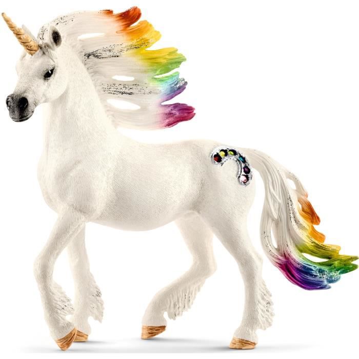 Schleich - arc -en -ciel Unicorn, männlich - 70523 - Bayala -Reichweite