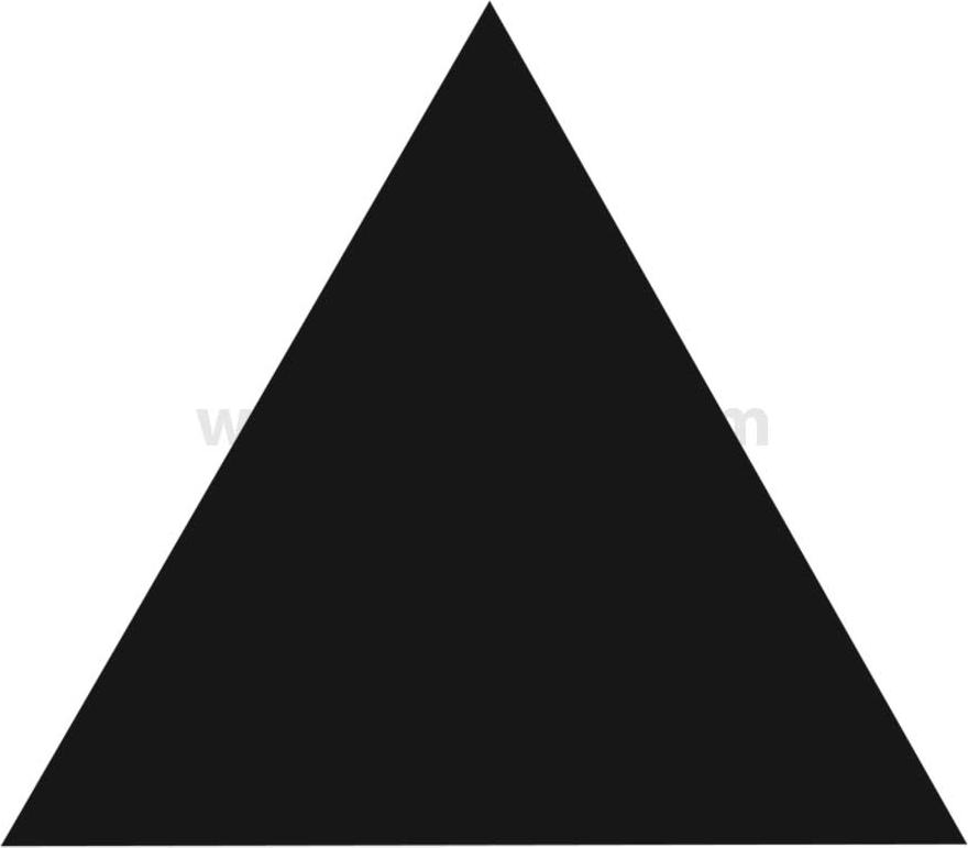Georg Schlegel Bezeichnungsschild Grafik-Symbol Schwarzes Dreieck weiß - 1 Stück BSOKJ26