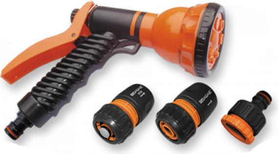 Bradas 4-tlg. Multifunktions-Gartenbrause mit 7 Sprühfunktionen ECO-4440SET