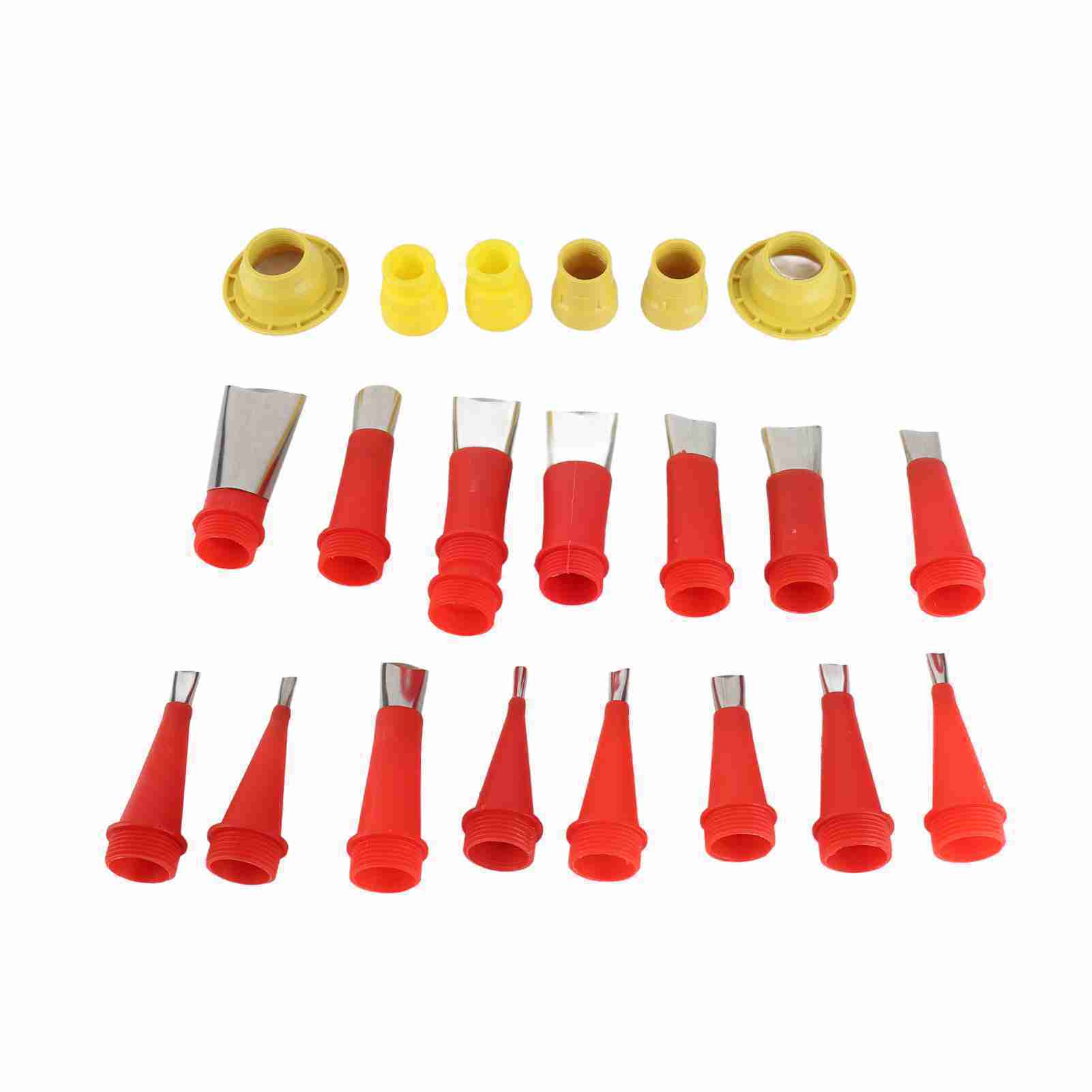 Cocosity Edelstahl Caulking Düse Applikator Set,Wiederverwendbare Caulk Düse Applikator Tool,Caulk Düse Applikatoren und Verbindung Basis Set,Caulking Düse Applikator Finishing Tool,Sealant Caulking Düse Applikator,Caulking Finisher Tool Set
