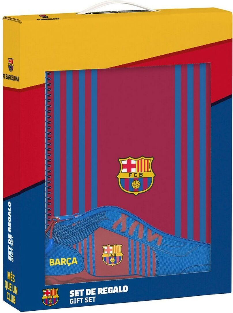 Shopalstore Papierwaren-Set F.C. Barcelona 3 Stücke
