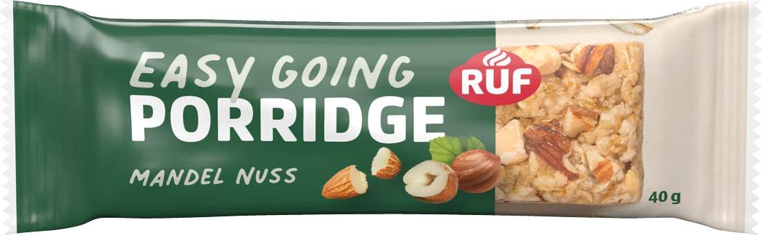 RUF Porridge Riegel Mandel Nuss