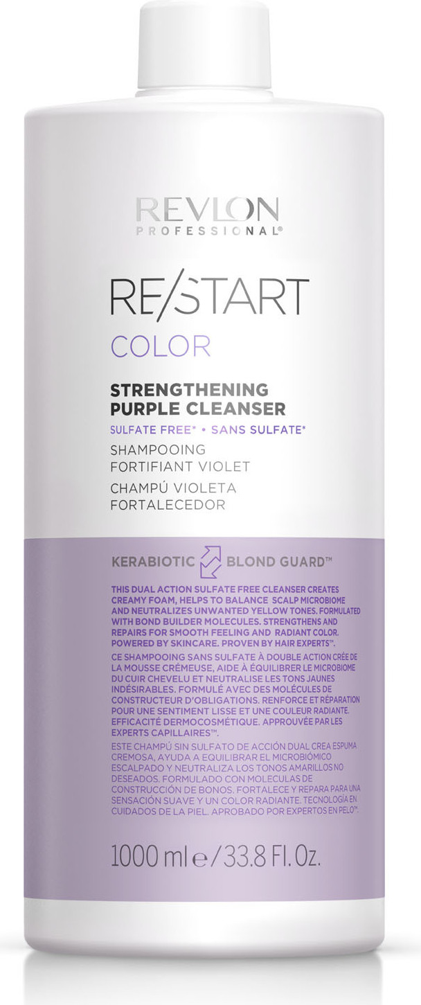 Revlon Re-Start posilňujúci fialový čistiaci šampón 1000 ml