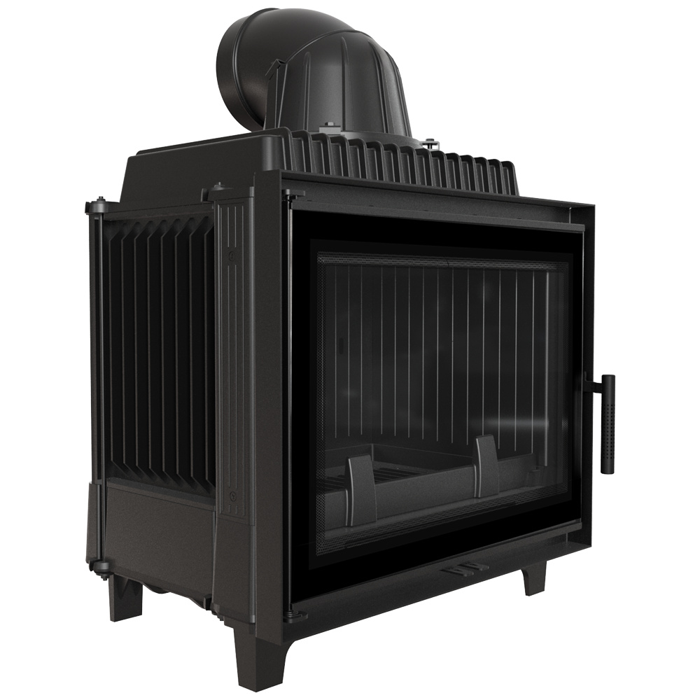 Liatinový krb Franek 12 kW Ø 200 deco