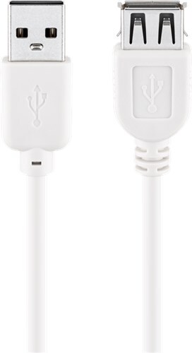 Goobay 95445 Cavo di prolunga USB 2.0 Hi-Speed con staffa