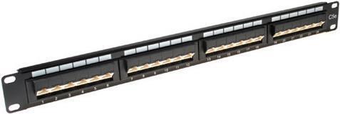 ACT Patchpanel 24-portový netienený 45° CAT6 PATCHPANEL 24P UTP C6 45GR (PP1013)