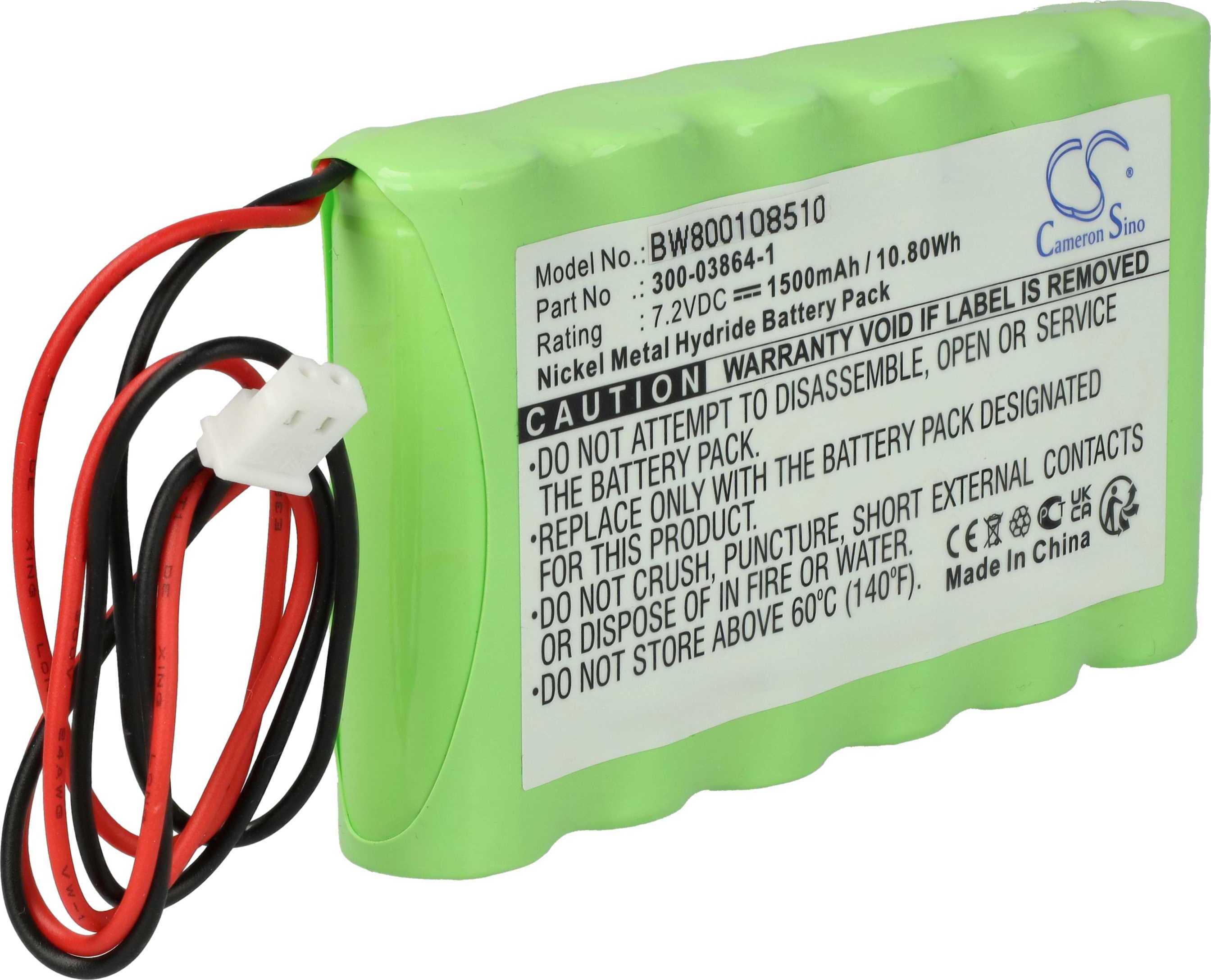 vhbw Akku Ersatz für Bentel BW-B72K für Mobilcomputer PDA Scanner (1500 mAh, 7,2 V, NiMH) 121468078-12