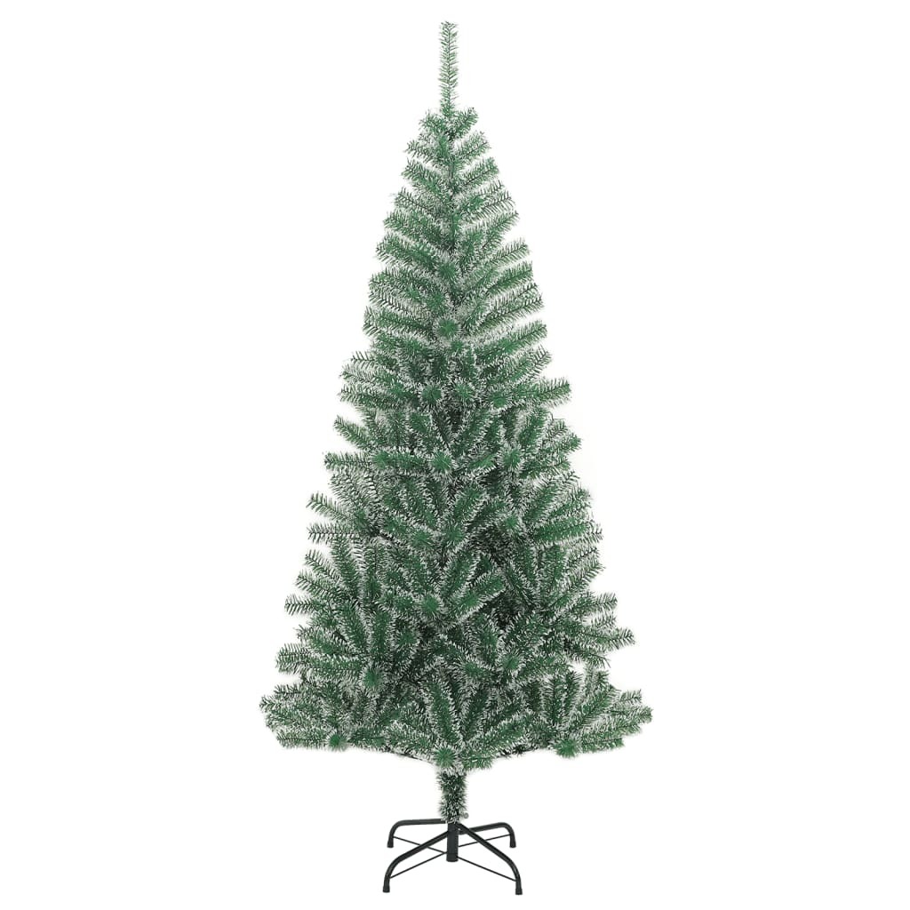GOPLUS Albero Di Natale Slim 240 Cm, Stretto E Alto, 1000 Rami In PVC Ignifugo, Folti E Realistici Supporto In Ferro Divisibile Da Trasporto Albero Natale Artificiale Verde 57991833