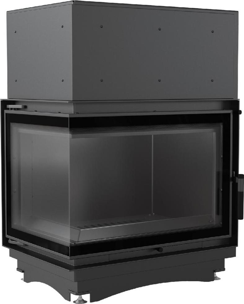 Krbový krb KRATKI ZUZIA vľavo, 12 kW Ø 200 deco