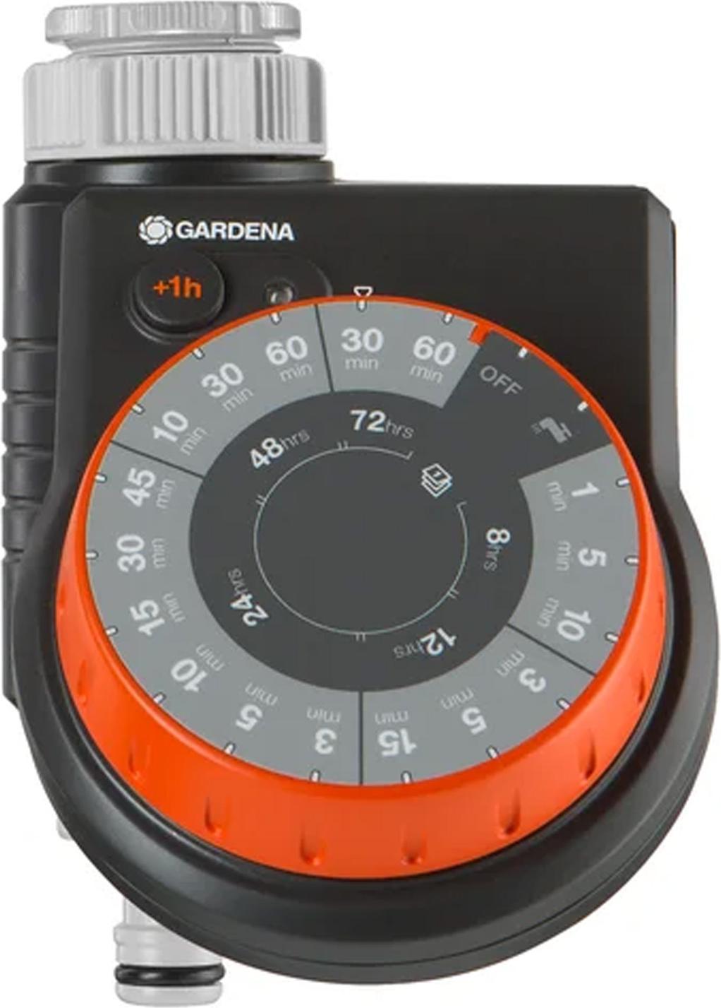 Gardena Flex Bewässerungsprogrammeur mit Batteriebetrieb, direkter Verbindung zum Wasserhahn und 17 Programmen 1887-35
