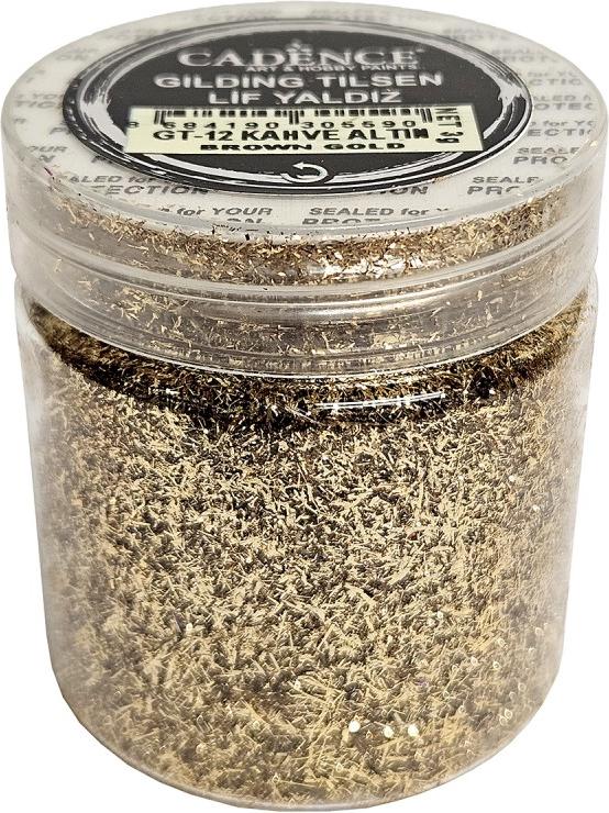 Cadence Metallic-Schnipsel Basteln GT-12 Brown Gold Dekoration 01 219 0012 0003