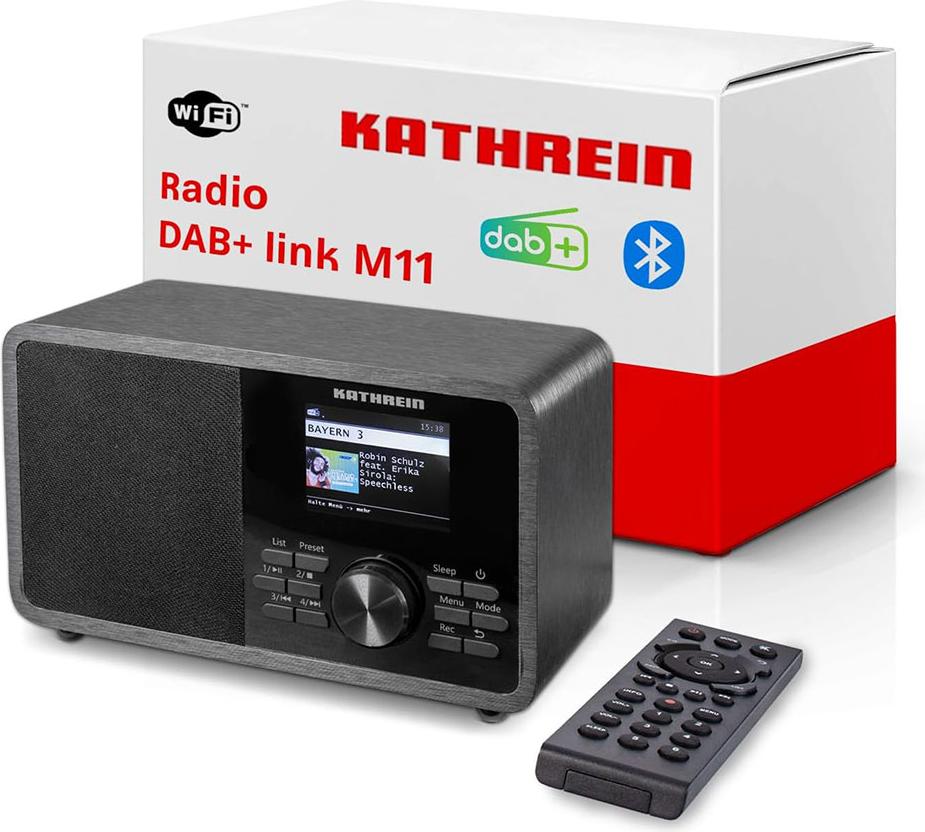 Kathrein DAB+ link M11 schwarz mono Internet Radio Internetradio DAB/UKW WLAN LAN 280500009