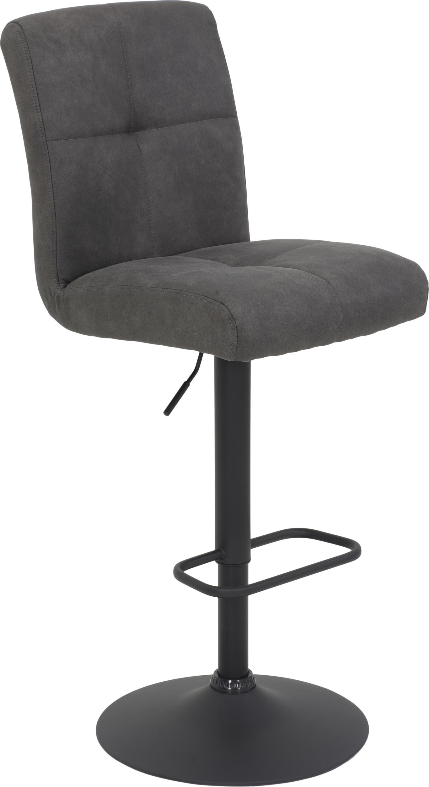 Barhocker HARPER HIDALGO BHT 44x102x59 cm grau Barstuhl Tresenstuhl 999971