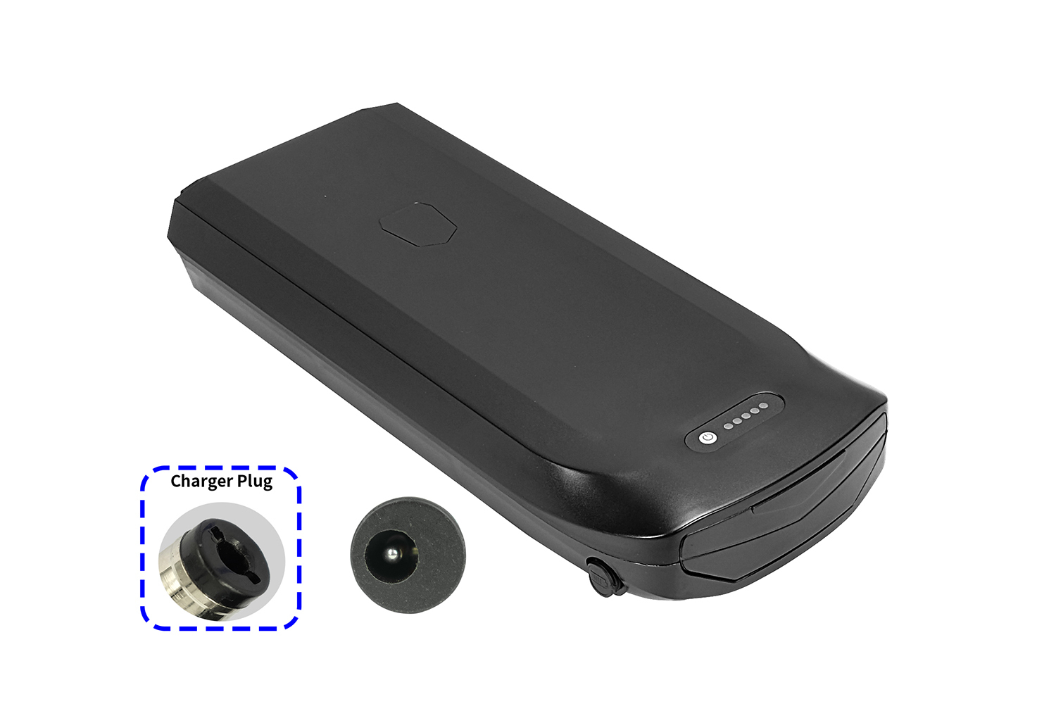 PowerSmart E-Bike Akku Akku 36V 13Ah/468Wh E-Bikes schwarz für WAYSCRAL Everyway E200 24" / 28", Everyway E-Träger 28" 13000 mAh LEB38T10B.826_24