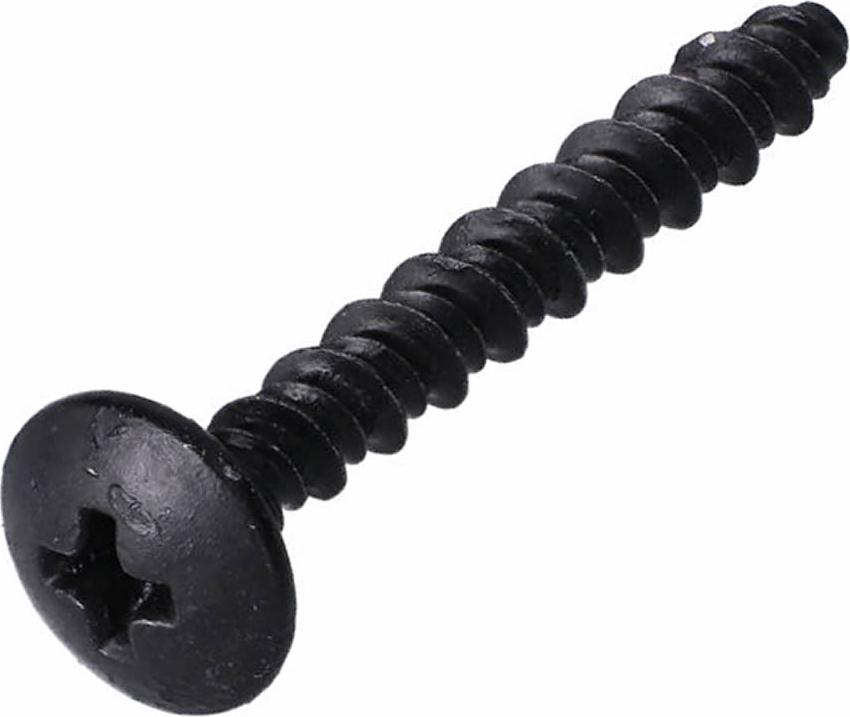 Gewindeschraube Piaggio Blechschraube Kreuzschlitz, 3,9x30 mm, schwarz, 478533