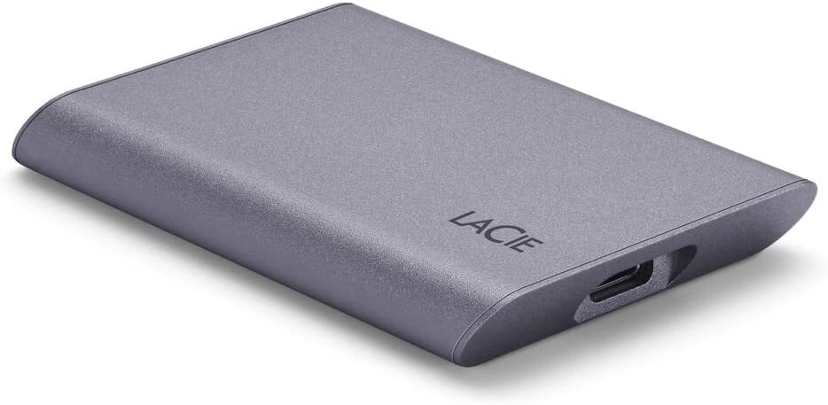 LaCie 1TB mobiles SSD sicheres USB-C-Laufwerk STKH1000800 11811B