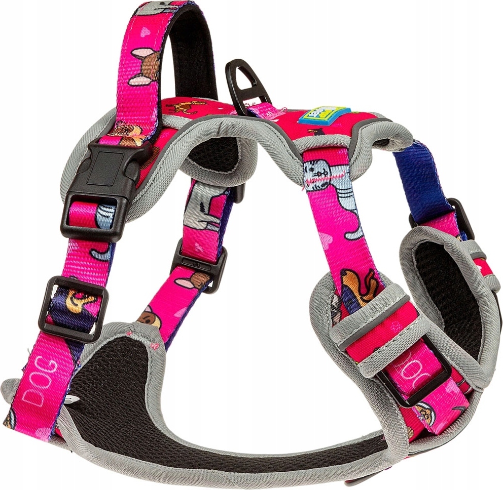 Happypet GUARD-Geschirr für große Hunde bequemes druckfreies L