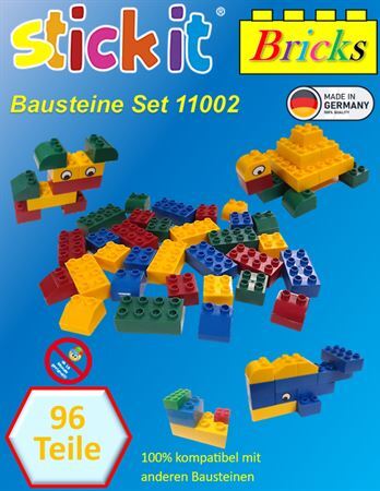 Stick it® Bricks Junior Bausteine Set 2 ca. 96 Teile Nr. 11002