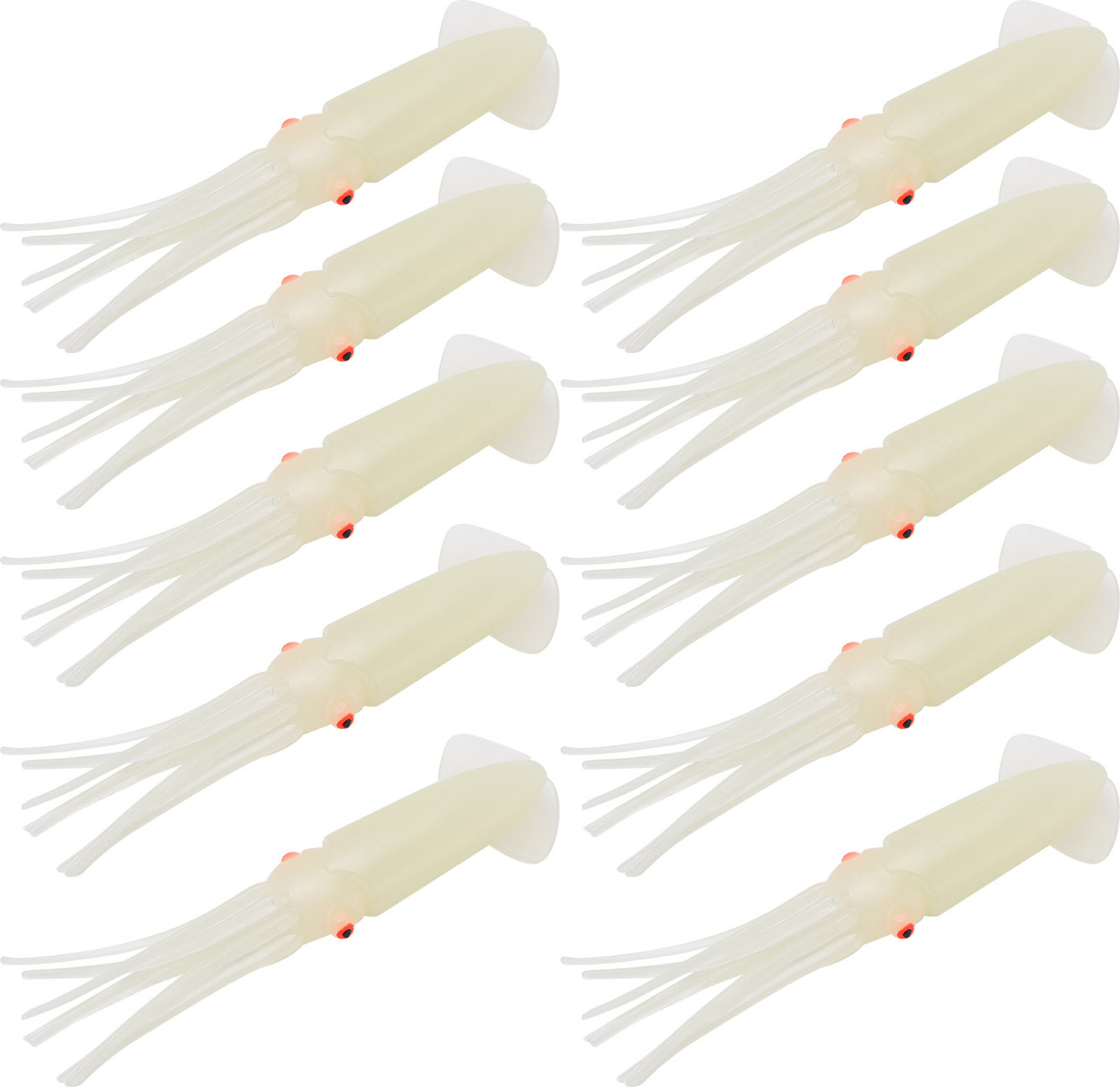 Cocosity Tintenfisch-Angelköder,Silikon-Tintenfisch-Köder,Oktopus-Angelköder,Weicher Köder,Weicher Angelköder,Angelköder