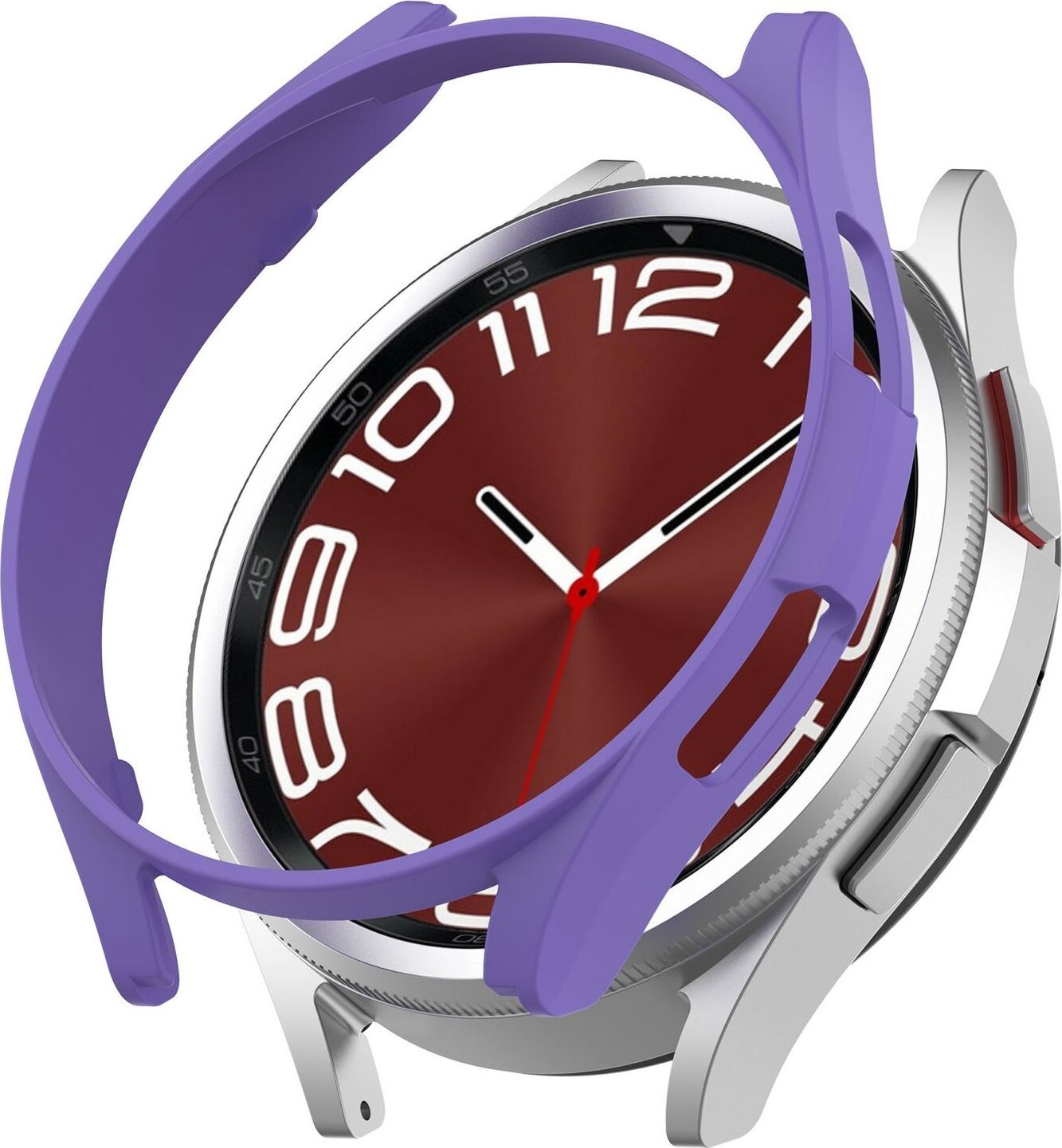 Pre Samsung Galaxy Watch 6 Classic 47mm Smartwatch Ochranné puzdro Purple