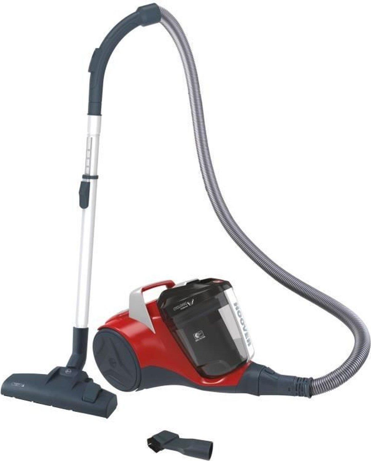 Hoover Breeze BR25HM 011, 700 W, Bubnový vysávač, Suchý, Bezvreckové, 2 L, EPA