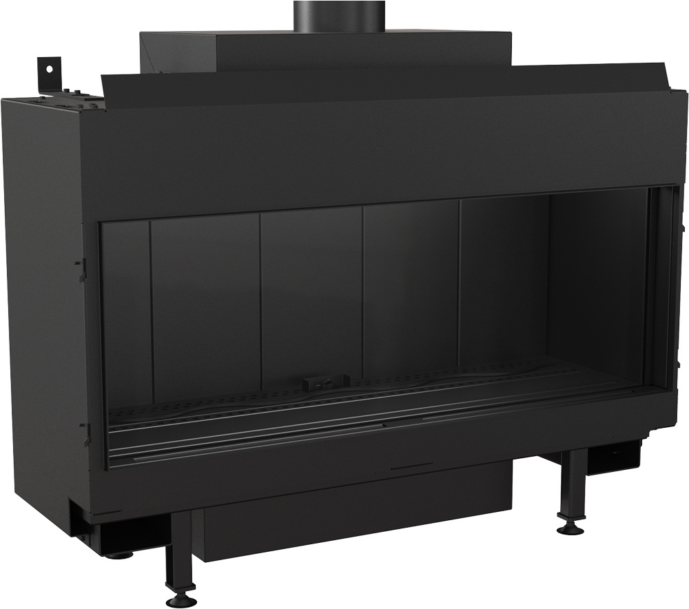 Plynový krb KRATKI LEO 100 predný zemný plyn ∅ 100/150 9 kW