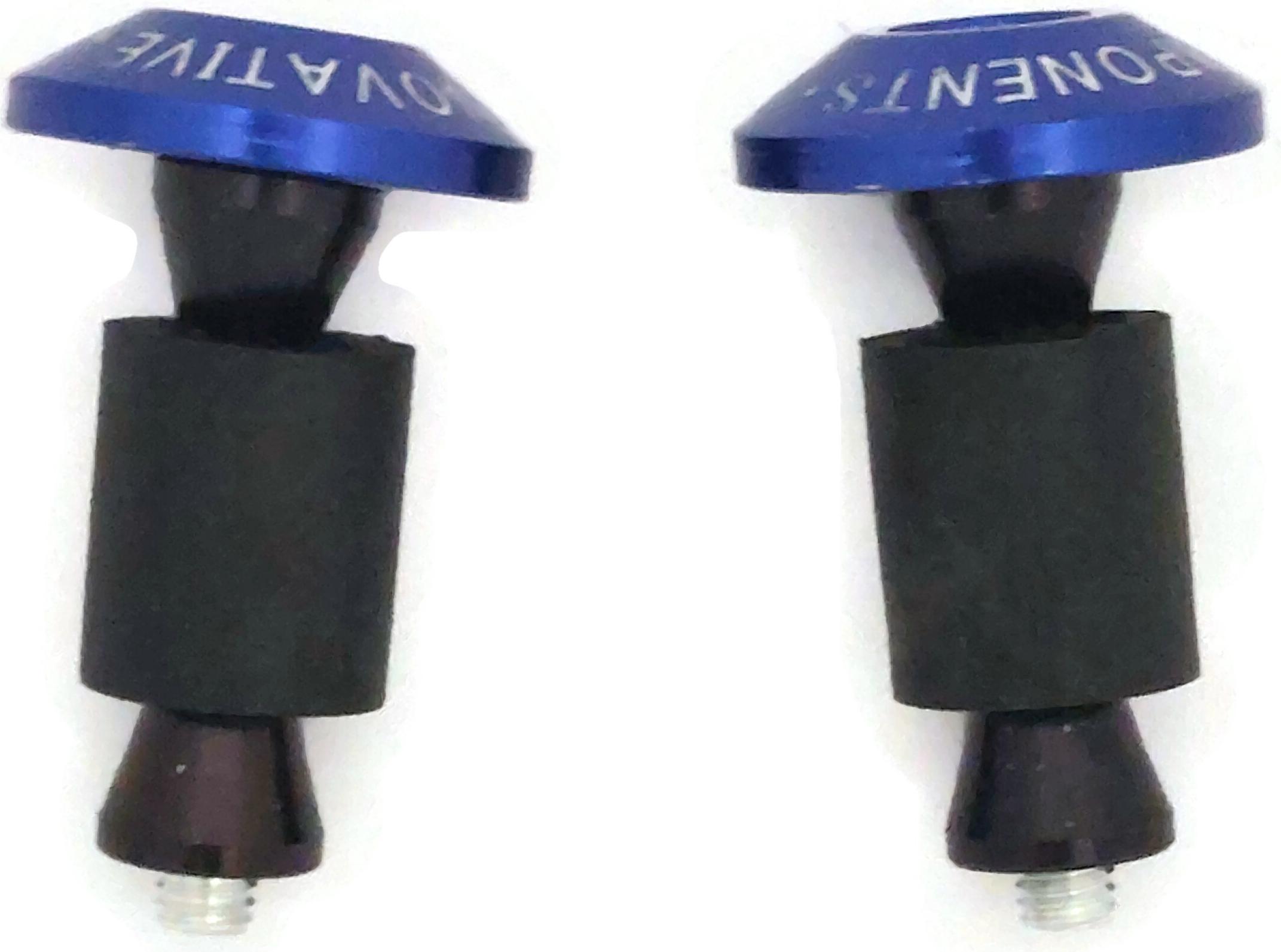 ItalyRacing Lenker-Antivibrationsgewichte Blau für Honda Kawasaki Yamaha Suzuki