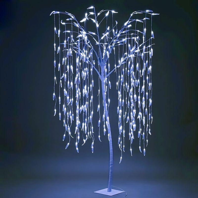 Magichome vianoce Baum MagicHome Weihnachten, Weide, 384x LED, kaltweiß, 180 cm