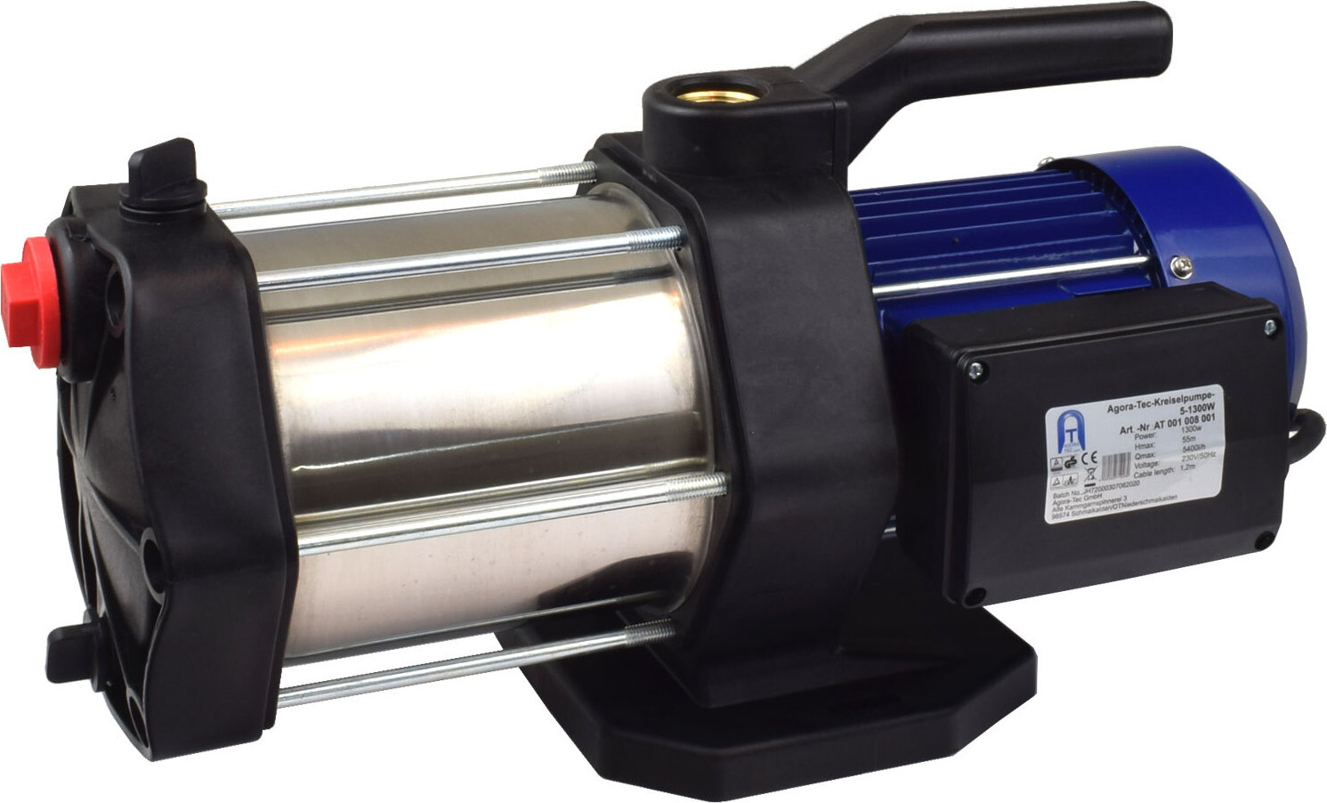 Agora-Tec® mehrstufige Kreiselpumpe 5-1300W AT 001 008 001