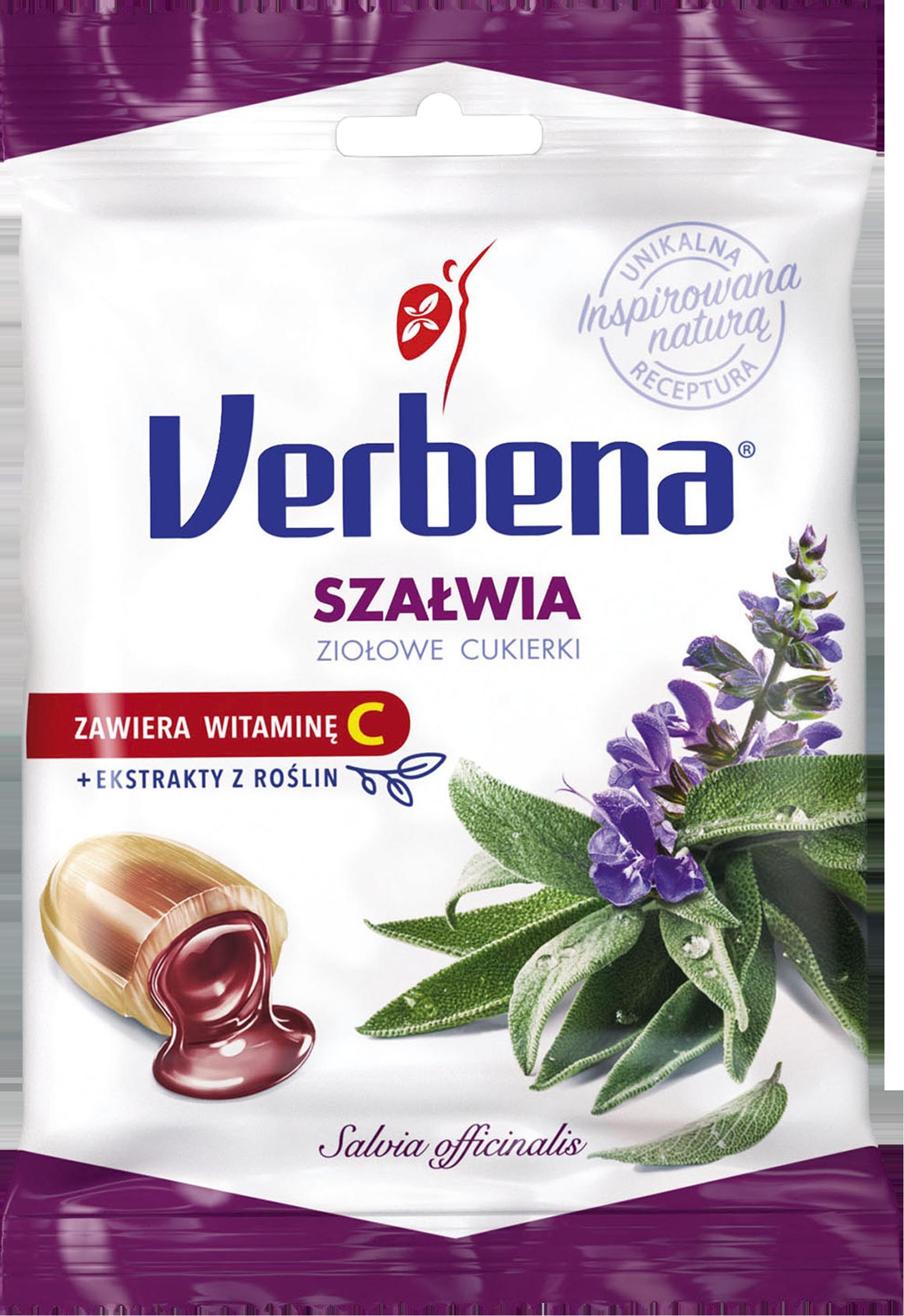 IDC HOLDING Cukierki twarde Verbena o smaku szawii 60 g