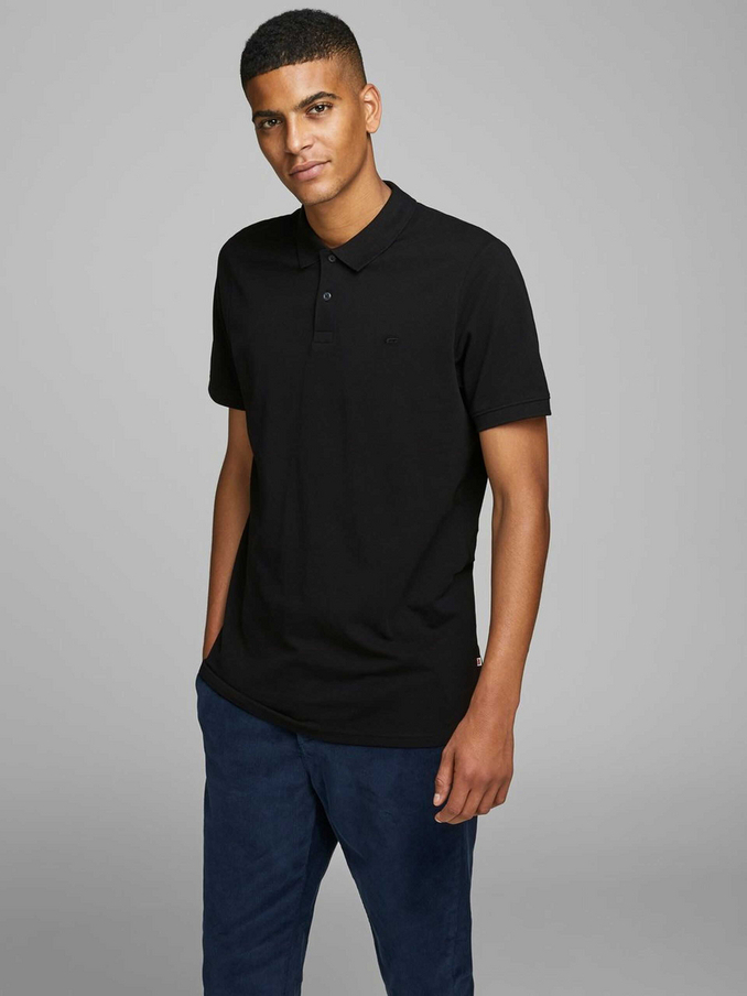 JACK & JONES Herren Poloshirt JJEBASIC Polo JJEBASIC POLO SS NOOS