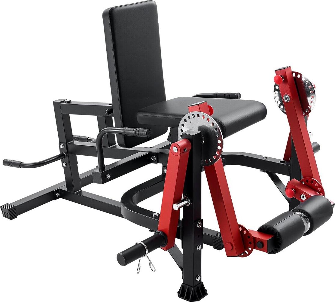 VEVOR Beinstreck- und Beinbeugemaschine, sitzende Beinstreckmaschine für den Oberschenkel, verstellbares Spezialgerät für Übungen für den Unterkörper, strapazierfähige Trainingsbank für das Heimfitnessstudio, Belastbarkeit 700 lbs