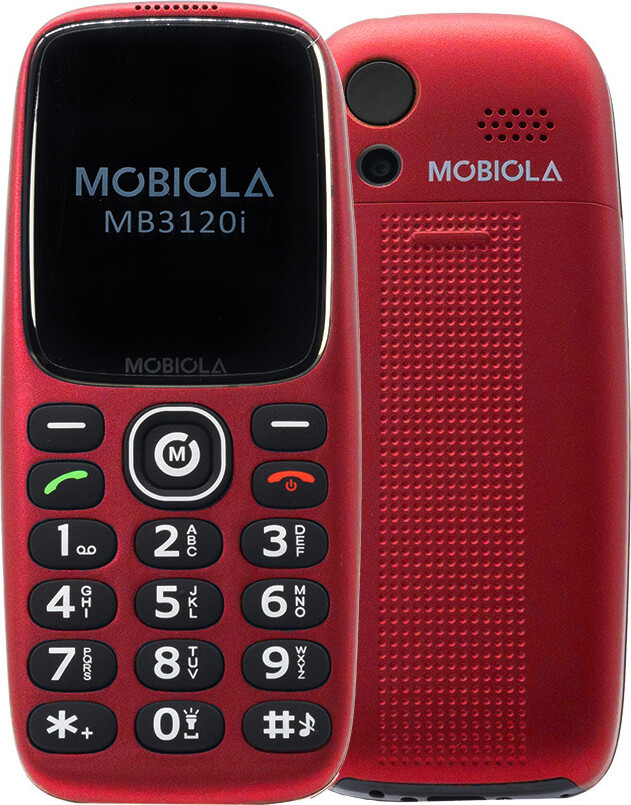 Mobiola Gsm Telefón Pre Seniorov Mb3120I 2G Red