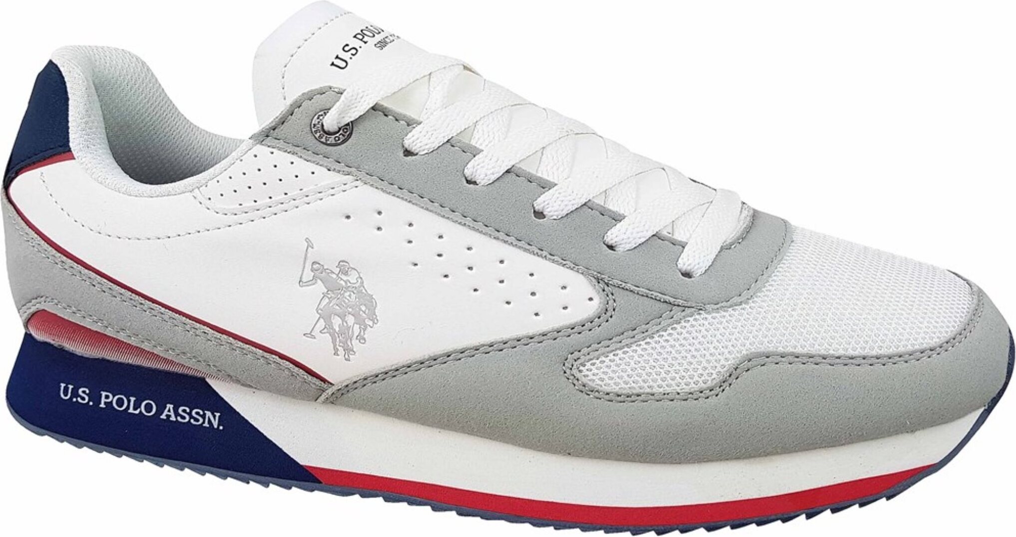 U.S. POLO BEST PRICE Pánska Športová Obuv Biela Farba: Biela, Veľkosť: 43