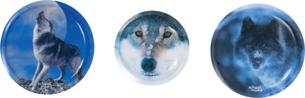 School-Mood 3er Patchy-Set Felix (Wolf) 6504-112