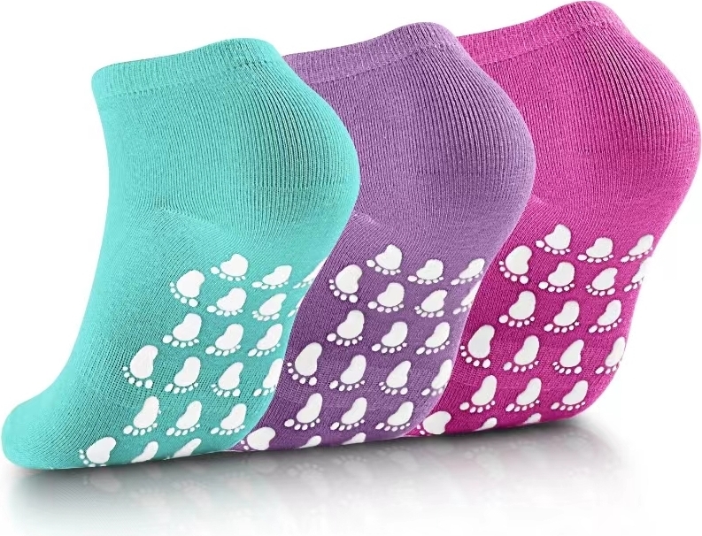 Yoga Socken Damen - Stoppersocken, Gestreift, Größe 39-42