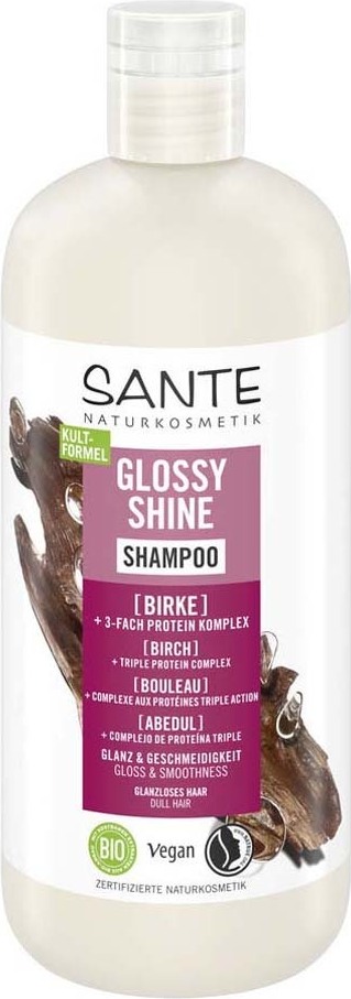 SANTE Glossy Shine Shampoo | 500 ml | für glanzloses und stumpfes Haar
