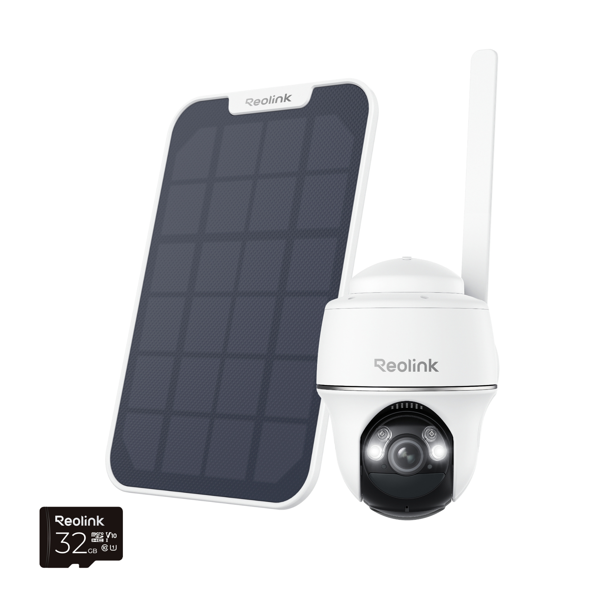 Reolink Pannello Solare 12W Per Fotocamere Wireless – Alimentazione Continua, Impermeabile IP65, Compatibile Con TrackMix E Argus PT