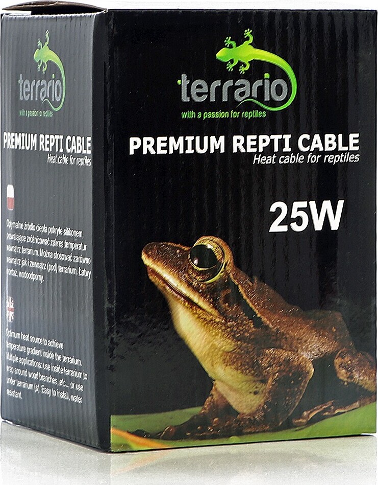 Terrarium Terrario Premium Repti Kabel 25W - 6,5m Heizkabel