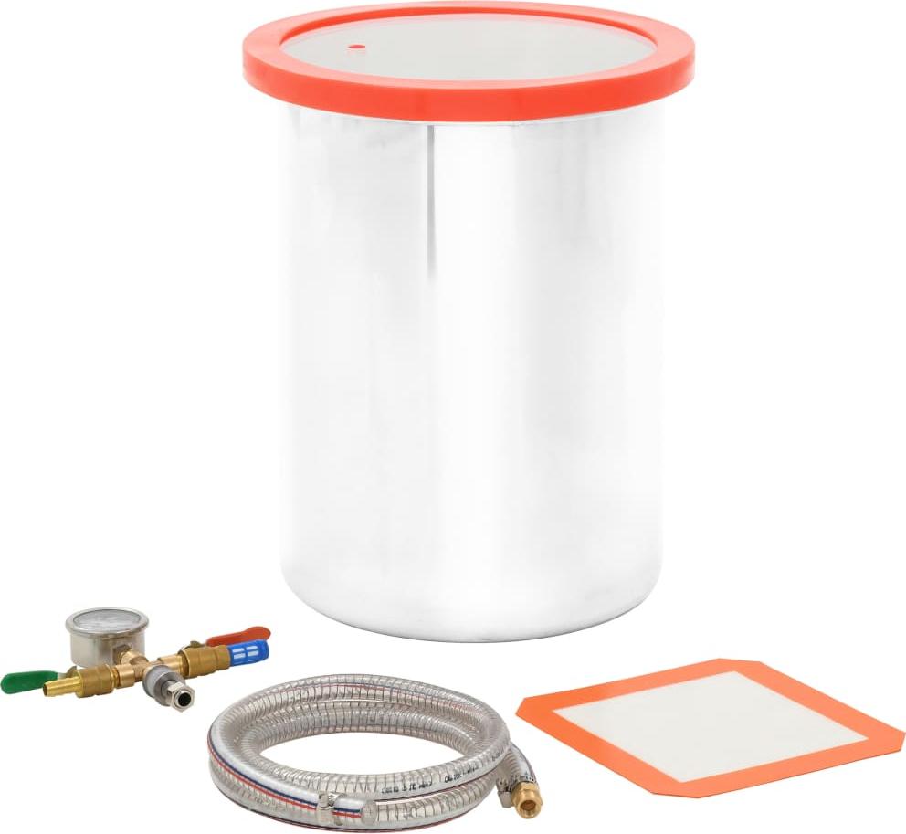 vidaXL Vakuumkammer Edelstahl 22,7 L