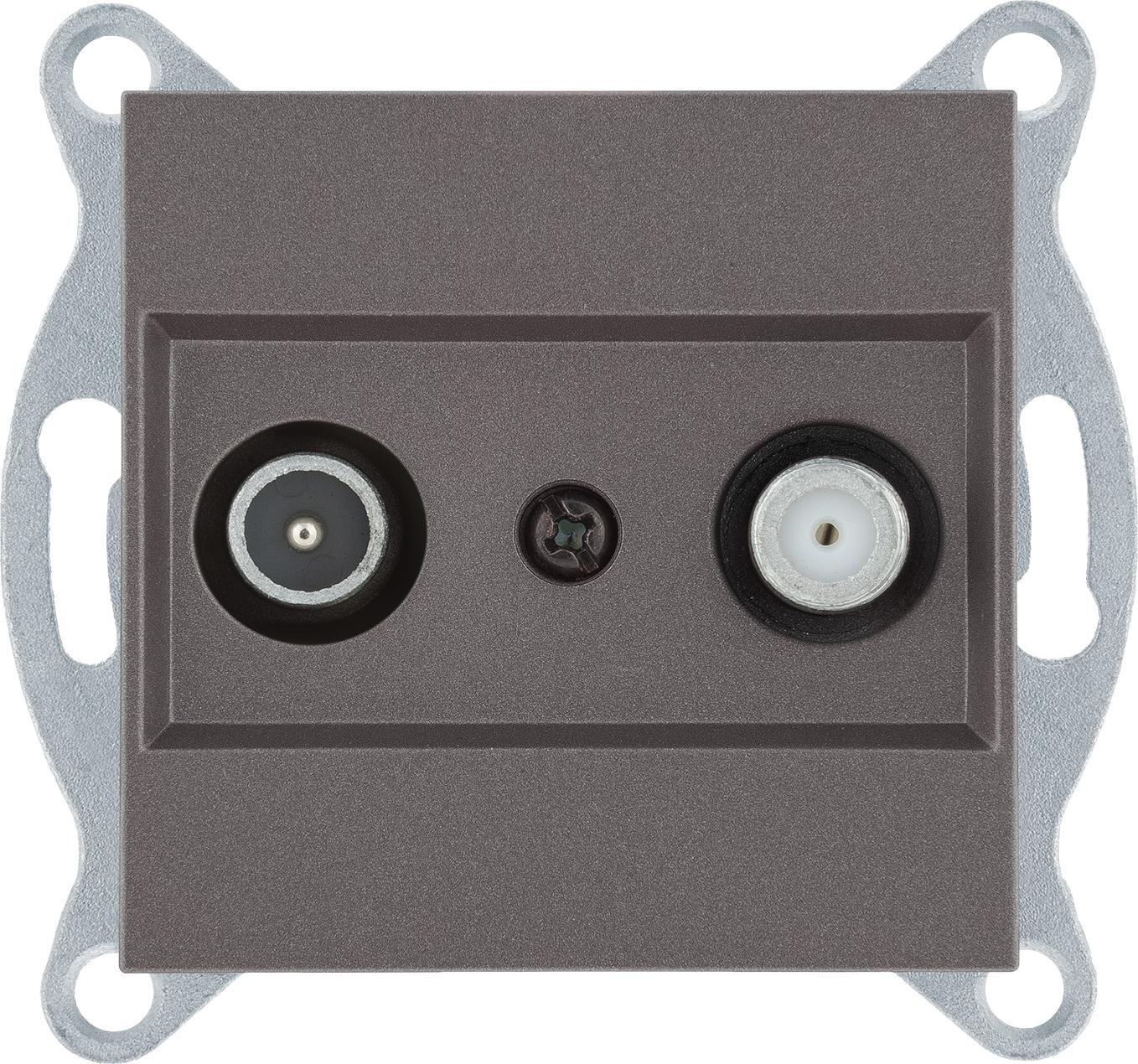 TV-SAT-Anschlussdose, Mocha 264/15E EXEN