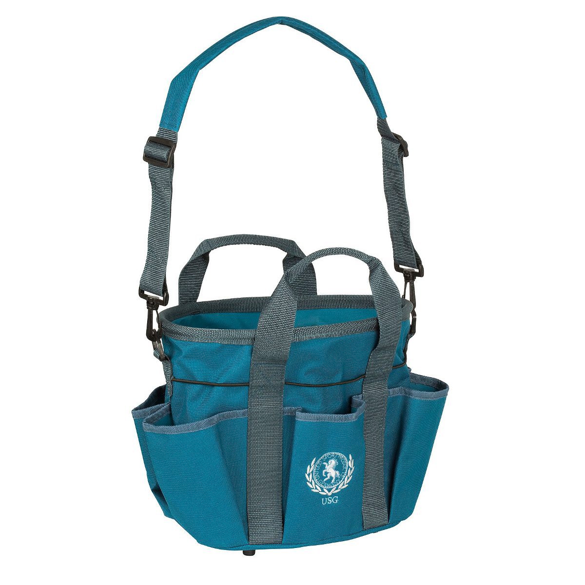 USG-Reitsport USG Putztasche - klein meerblau/grau 16050001-478