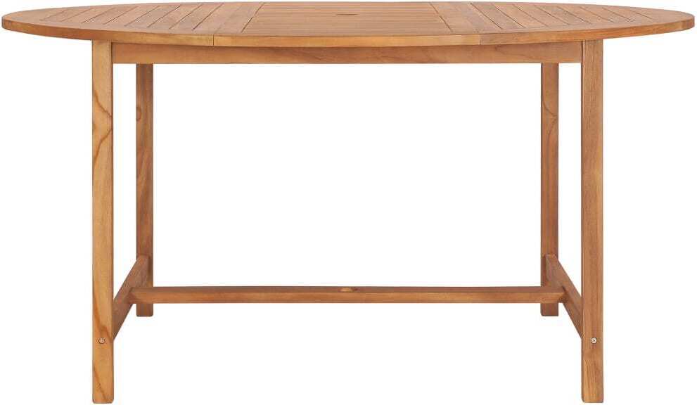 Gartentisch 150x76 cm Massivholz Teak
