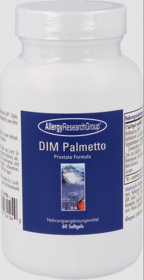 Allergy Research Group DIM Palmetto - 60 Softgels 74190