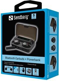 Slúchadlá do uší Sandberg Bluetooth + Powerbank (126-38)